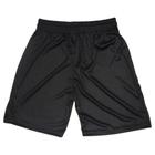 Shorts Básico Bermuda Térmico Calção Academia Fitness Treino Futebol Ciclismo Corrida Futsal Preto - M3M