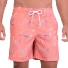 Shorts Bermuda Estampado 100% Poliéster Adulto Praia Mash