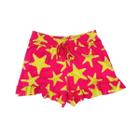 Shorts Bermuda Infantil Menina Saída Praia Malha Proteção Uv