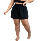 Shorts Bermuda Plus Size Duna Tecido Leve Confortável Moda Grande G3