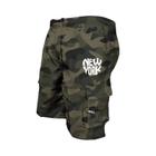 Shorts Cargo Masculino para Praia - Estampa Nova York, com Cordão