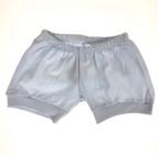 Shorts cobre fralda azul liso