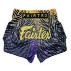 Shorts de boxe de muay thai Fairtex Slim Cut Dusk para homens