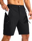 Shorts de caminhada Cargo Masculinos Pudolla, leves, pretos, GG