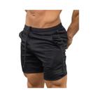 Shorts de Fitness Masculino - Malha Respirável, Secagem Rápida para Verão, Treino e Praia