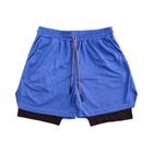 Shorts de Fitness Masculino - Secagem Rápida, Respirável, Cintura Elástica e Forro Duplo