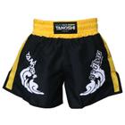 Shorts de Luta Amarelo TRNG Tanoshi estampado para Muaythai Sanda Kickboxing