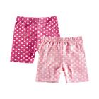 Shorts De Segurança De Algodão Para Meninas, 2 Peças, Calças De Praia De Verão, Cuecas Infantis,