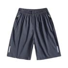 Shorts Esportivos Masculinos De Verão De Secagem Rápida Com Bolsos Com Zíper, Shorts De Praia Com