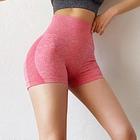 Shorts Feminino Bermuda Fitness sem Costura Levanta Bumbum