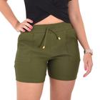 Shorts Feminino Cintura Alta Bengaline