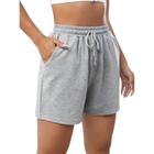 Shorts Feminino Cintura Alta Bermudinha Moletinho