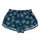 Shorts feminino curto estampa folhagem ton sur ton azul marinho she  ref:374.05