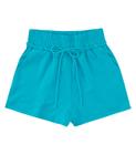 Shorts Feminino De Poá Light Endless Azul