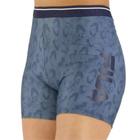 Shorts feminino fila train elastic ii-estanpado azul