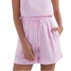 Shorts Feminino Hering Eco Rosa Bebe - K5WN