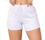 Shorts feminino individual malha canelada conforto para o seu dia qualidade premium uso casual