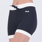 Shorts Fila Future Sports Flow Feminino Preto e Branco