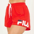 Shorts Fila Letter Feminino Vermelho