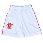 Shorts Flamengo Infantil Juvenil Branco Oficial