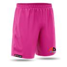 Shorts Futebol Esportes Infantil Menino Poliéster Bermuda Calção Pink