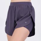 Shorts Hering Sports Feminino Cinza