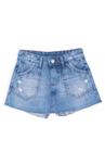 Shorts Infantil Jeans Menina Mania Kids