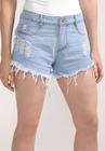 Shorts Jeans Claro Feminino        