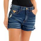 Shorts Jeans Lança Perfume Regular Pr25 Azul Feminino