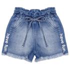 Shorts Juvenil Look Jeans Clochard Jeans