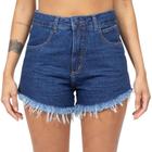 Shorts Lady Rock Hot Pants Jeans Escuro