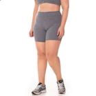 Shorts Legging Meia Coxa Plus Size Suplex Grosso G1 G2 G3 G4 G5 Feminino Academina Cintura Alta