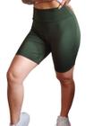 Shorts Legging Meia Coxa Reforçada Fitness Feminino Tecido Grosso Resistente Academia