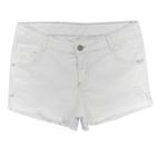 Shorts Look Jeans Sarja Branco - UNICA - 20