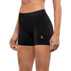 Shorts Lupo LSport Attack Original Feminino Academia Fitness Corrida Sem Costura Preto