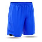 Shorts Masculino Academia Futebol Lazer Esportivo Poliéster Azul Royal