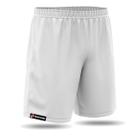 Shorts Masculino Academia Futebol Lazer Esportivo Poliéster Branco