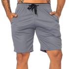 Shorts Masculino Fitness Elástico Sport Com Bolso Liso