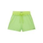 Shorts Menina Kukiê em Tela Fashion - Verde Neon