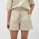 Shorts Mikasa Bordado em Tecido Lese Feminino