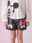Shorts minnie mickey barra animê