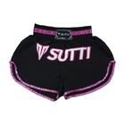 Shorts Muay Thai Sutti Bermuda Calção Modelo Bordado