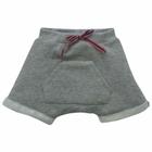 Shorts para Bebê Menino Cinza Jumper Grow Up