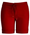 Shorts Pau a Pique Linho Vermelho