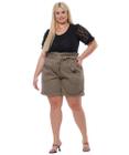 Shorts Plus Size Feminino Clochard 46 ao 54 - Razon - 1104