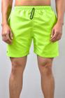 Shorts Praia Masculino Liso - Verde Neon