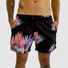 Shorts Praia Surfly SH2220158 - Floral Purple