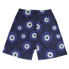 Shorts Praia Verão Bermuda Short Emoji Atração Azul Blue 67