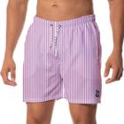 Shorts Premium Linhas Verticais Rosas W2 (masculino)