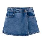 Shorts Saia Jeans Hering Infantil Menina Azul